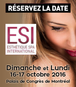 Congrès Esthétique Spa de Montréal, 16 et 17 octobre 2016