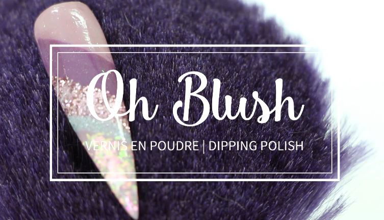 Effet de géométrie avec les poudres Oh Blush!