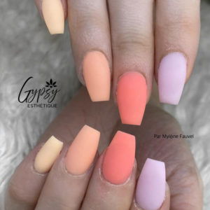 Oh Blush pastel, jaune, orange, corail et violet 