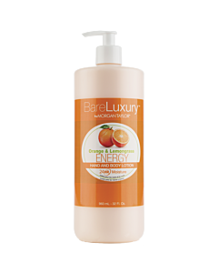 BareLuxury Energy Orange & Lemongrass Lotion Hydratante 32oz