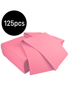 Pink Dental Bibs (Gibson) 125pcs