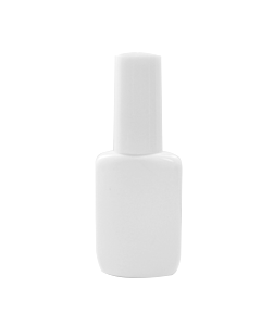 Empty Plastic Bottle with Cap - 15 mL - White