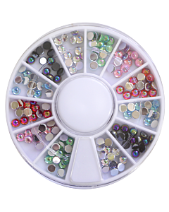Carrousel de Perles Décoratives Mutlicolores Hologr. 3mm