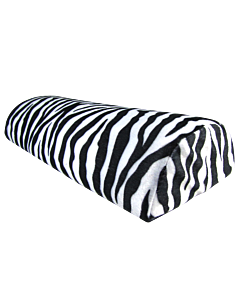 Coussin de Travail Coussiné Zébré Noir/Blanc avec Fermeture Éclair