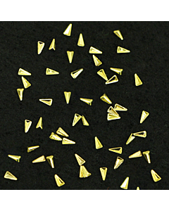 Nail Art Kit 16 - Skinny Triangle Studs Gold