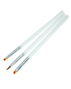 UV Gel Brush Set Frosted Handle Square/Angled/Pointed Round