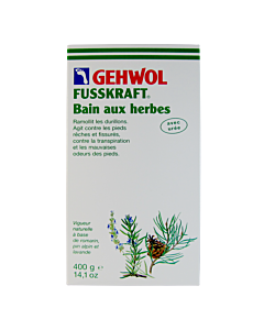 Gehwol Fusskraft Sel de Bain aux Herbes 400g