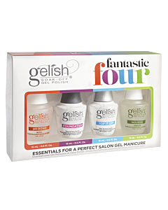 Gelish Gel Polish Fantastic Four - 4 Essentials Kit