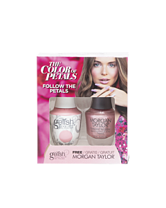 Gelish Gel Polish + Morgan Taylor Follow the Petals