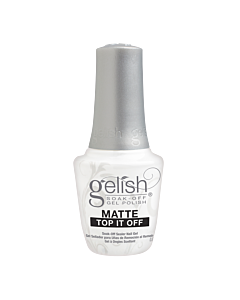 Gelish Vernis UV Matte Top it Off Top Coat Mat 15mL