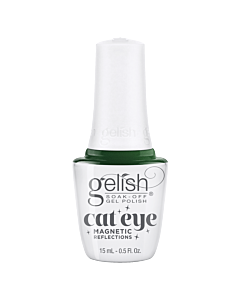 Gelish Gel Polish  Cat Eye Green Lights Only 15mL