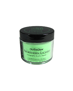 INM Powder Northern Light Holographic Neon Green 1.5oz