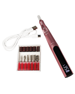 Portative Cordless Nail File GT 35K 110V - Pink