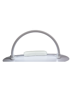 Lampe de Table LED Demi-Lune Blanche Brillants 72cm 110V