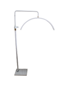 Half Moon LED Stand Lamp White 72cm 110V Touch