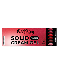 Oh Bling Solid Gel Cream Gel Palette #03 Berry Bliss