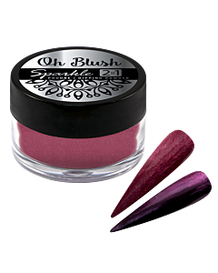 Oh Blush Sparkle 2 in 1 Powder - 1009 Red Velvet (0.5oz)