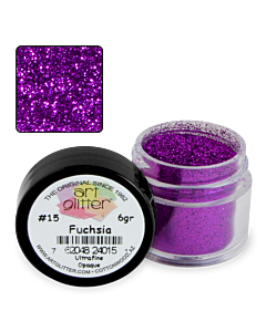 Paillette Art Glitter 15 Fuchsia 1/4 oz