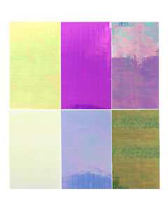 Decorative Autoadhesive Nail Tape Sheet (6) - various colors