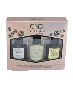 Shellac Vernis UV Divine Diamond (Trio + Pierres Gratuites)