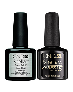 Shellac CND UV polish Xpress5 Top and Base combo 7.3 ml