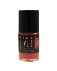 VFP Nail Art Polish - Coral Red 15mL