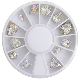 Stone wheel - big size various shape - holographic (12)