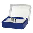 Boitier pour Embouts de Lime Bleu (50 emplacements)