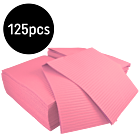 Bavette Plastifiée (Gibson) Rose 125pcs