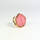 Nail Art Resin Stone Ring - Pink