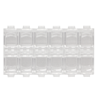 Empty Clear Acrylic Storage Box (12 compartments)