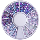 Pearl Wheel - Blue/Pink Gradient (3-5mm)