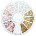 Metallic Pearl Wheel - Gold, Silver and Rose Gold