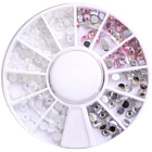 Stone Wheel - Silver/Pink/White