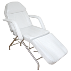 Chaise d'esthétique Blanche Ajustable Manuellement (2256)