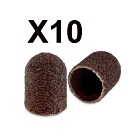 Cylindres à Sabler Capuchon 10x15 Rude (grit 80)(10 pcs)