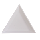 White Triangle Tray for Nail Stones