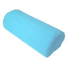 Padded manicure armrest with zipper - baby blue