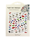 3-D Nail Sticker model Lips ADY-009 (Super-thin)