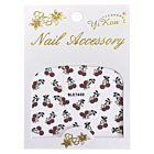 3-D Nail Sticker model Cherries Red/Gold BLE743D