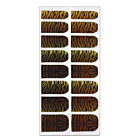 Nail Wrap Foil Stickers - Leopard - Black/Brown/Gold #193