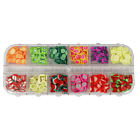 Ensemble Nail Art Fruits 3D 12 couleurs