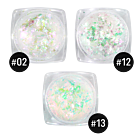 Chameleon Iridescent Flakes Kit of 3pcs (TM02, TM12, TM13)