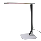 Lampe de Table LED 10 Watts Blanche et Argent 3 Températures de Lumière