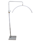 Half Moon LED Stand Lamp White 72cm 110V Touch