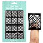 Adhesive stencil model plaid design JV205 black