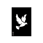 Body Stencil #283 (3" x 4") (Dove)