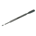 Cuticule Pusher Stainless Rounded Tip, Rounded Handle (PCSPAMR3)