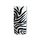 Decorative Nail Tips Half Well Zebra Black on White (70) (PDFL38