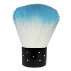 Short Dust Brush Sky Blue/ White Diamond (w)